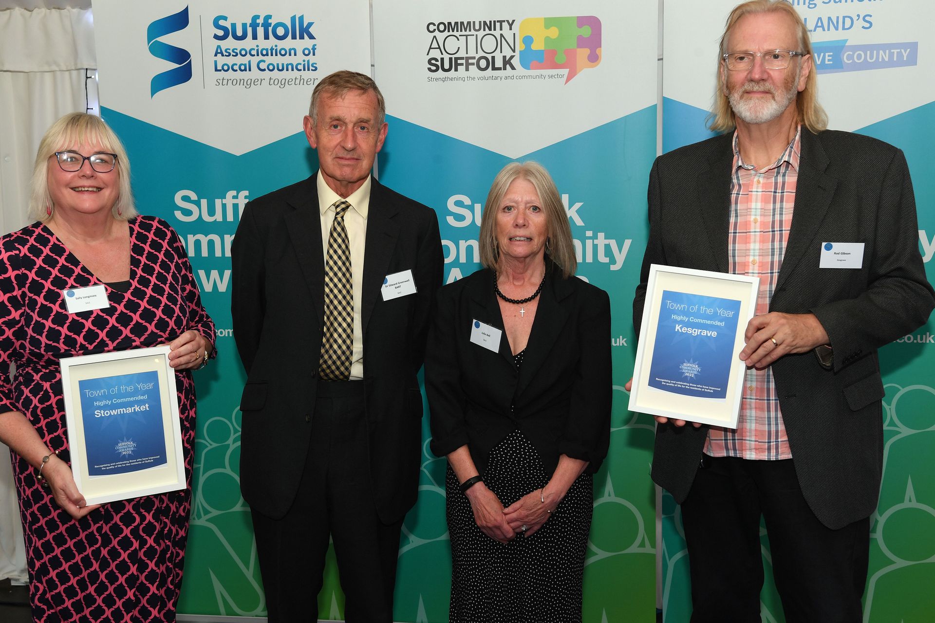 Stowmarket and Kesgrave received highly commended certificates